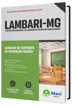 Apostila Prefeitura de Lambari - MG 2023