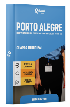 Apostila Prefeitura Municipal de Porto Alegre - RS - 2024
