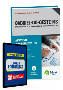 Apostila Câmara Municipal de São Gabriel do Oeste - MS - 2023