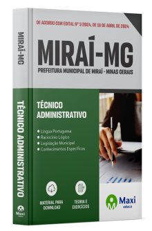 Apostila Prefeitura de Miraí - MG - 2024
