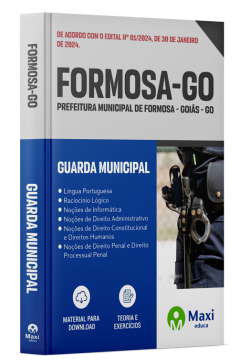 Apostila Prefeitura de Formosa - GO - 2024