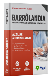 Apostila Prefeitura de Barrolândia-TO 2024