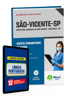 Apostila Prefeitura de São Vicente - SP - 2023