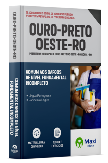 Apostila Prefeitura de Ouro Preto do Oeste - RO - 2024