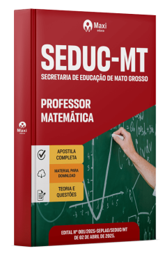 Apostila SEDUC-MT 2025