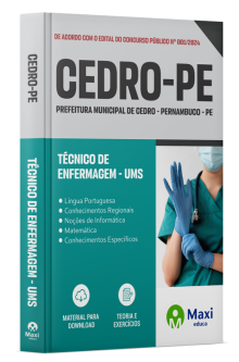 Apostila Prefeitura de Cedro-PE 2024