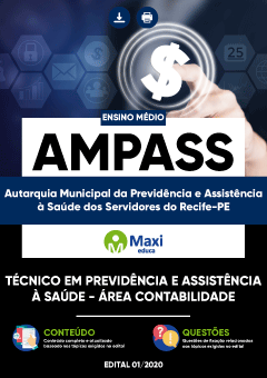 Apostila Autarquia Municipal da Previdência e Assistência à Saúde dos Servidores do Recife-PE - AMPASS