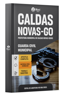 Apostila Prefeitura Municipal de Caldas Novas -GO 2025