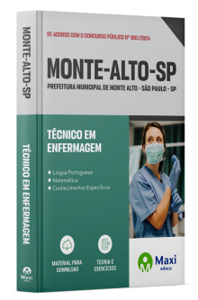 Apostila Prefeitura de Monte Alto - SP - 2024