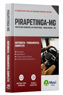 Apostila Prefeitura de Pirapetinga-MG 2024