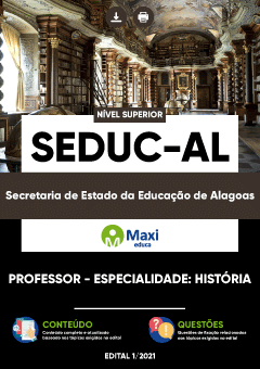 Apostila Secretaria de Estado da Educação de Alagoas - SEDUC-AL