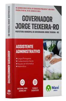 Apostila Prefeitura de Governador Jorge Teixeira 2024
