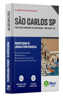 Apostila Prefeitura de São Carlos - SP - 2024