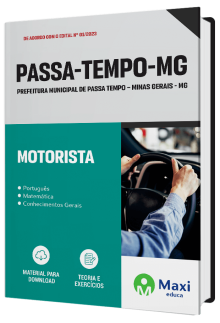 Apostila Prefeitura de Passa Tempo - MG - 2023