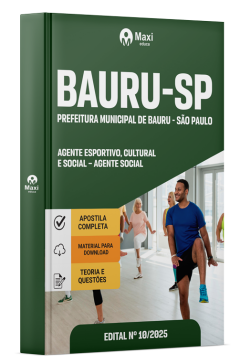 Apostila Prefeitura de Bauru-SP 2025