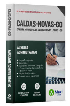 Apostila Câmara de Caldas Novas - GO - 2023