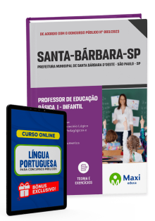Apostila Prefeitura de Santa Bárbara d'Oeste - SP - 2023