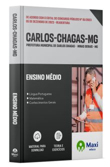 Apostila Prefeitura de Carlos Chagas - MG - 2024
