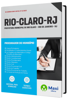 Apostila Prefeitura de Rio Claro - RJ - 2023