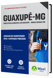 Apostila Prefeitura de Guaxupé -MG - 2023