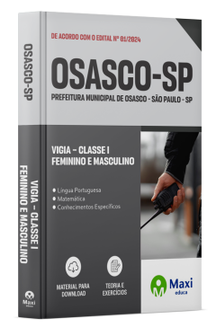 Apostila Prefeitura de Osasco - SP - 2024