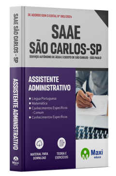 Apostila SAAE São Carlos-SP 2024