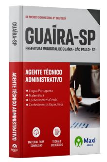 Apostila Prefeitura de Guaíra - SP - 2024