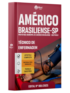 Apostila Prefeitura De Américo Brasiliense -  SP - 2025