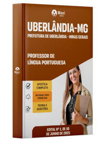 Apostila Prefeitura de Uberlândia - MG -2025
