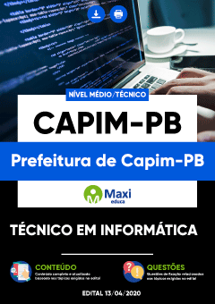 Apostila Prefeitura de Capim-PB