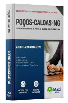 Apostila Prefeitura de Poços de Caldas - MG - 2024