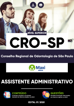 Apostila Conselho Regional de Odontologia de São Paulo - CRO-SP