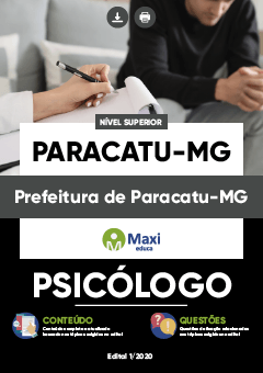 Apostila Prefeitura de Paracatu-MG