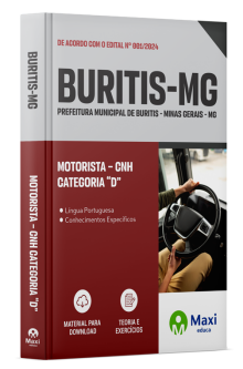 Apostila Prefeitura de Buritis - MG - 2024