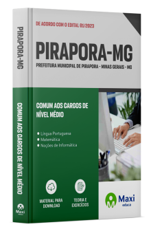 Apostila Prefeitura de Pirapora - MG - 2024