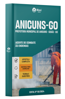 Apostila Prefeitura de Anicuns - GO - 2024