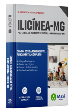 Apostila Prefeitura de Ilicínea-MG 2024