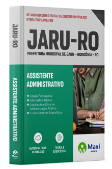 Apostila Prefeitura de Jaru - RO - 2024