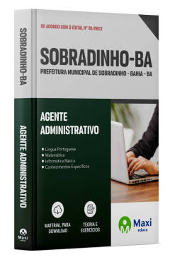 Apostila Prefeitura de Sobradinho - BA - 2023