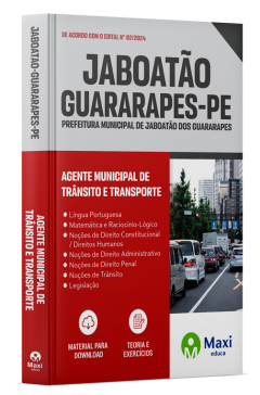 Apostila Prefeitura de Jaboatão dos Guararapes - PE - 2024