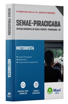 Apostila SEMAE Piracicaba - SP - 2024