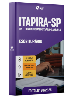 Apostila Prefeitura de Itapira - SP - 2025