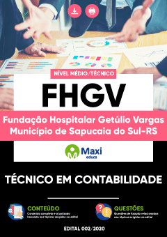 Apostila Fundação Hospitalar Getúlio Vargas - Município de Sapucaia do Sul-RS - FHGV