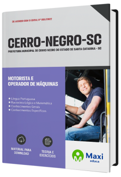 Apostila Prefeitura de Cerro Negro-SC 2022