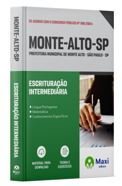 Apostila Prefeitura de Monte Alto - SP - 2024