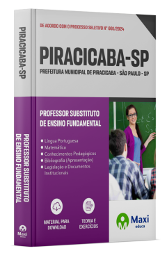 Apostila Prefeitura de Piracicaba - SP - 2024