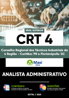 Apostila CRT 4 (Conselho Regional dos Técnicos Industriais da 4 Região - Curitiba/PR e Florianópolis/SC)