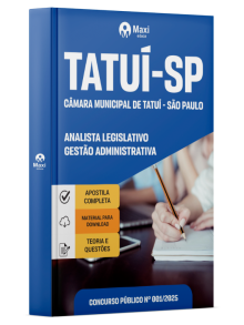 Apostila Câmara de Tatuí - SP - 2025