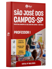 Apostila Prefeitura de São José dos Campos - SP - 2025