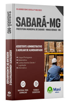 Apostila Prefeitura de Sabará  - MG - 2023